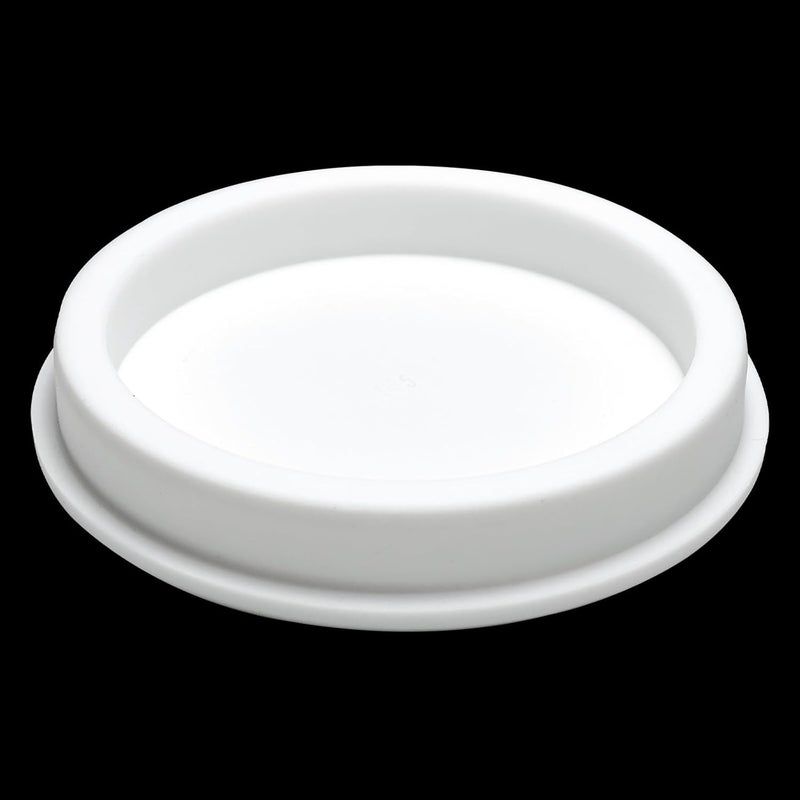 BOPOREAE 116.5mm/4.59 in Silicone Rubber Plug for 115 mm Round Holes, Waterproof T Type Rubber Stoppers, Soft Flexible Bottle Seal Plugs Tube Pipe End Caps Inserts Bathtub Jet Cover, White - Image 1